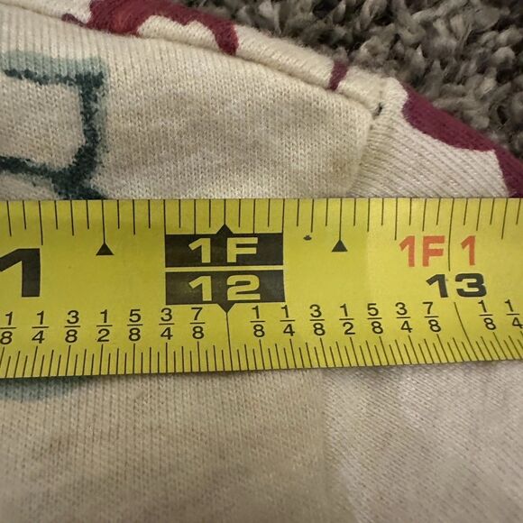 Tea Collection Wrap Front Taiyo Dress Girls 12 Long Sleeve Oatmeal Floral - Picture 10 of 13